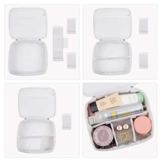 NEX&trade; White Cosmetic Organizer with Adjustable Divider {5}