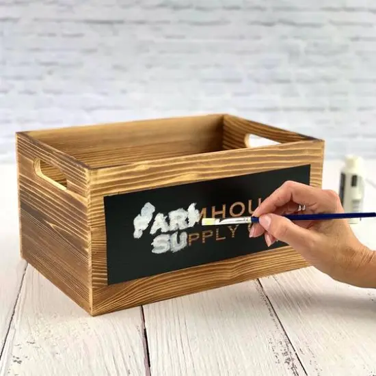 ArtSkills&reg; 14" Large Rustic Solid Wood Crate, 3ct. {4}