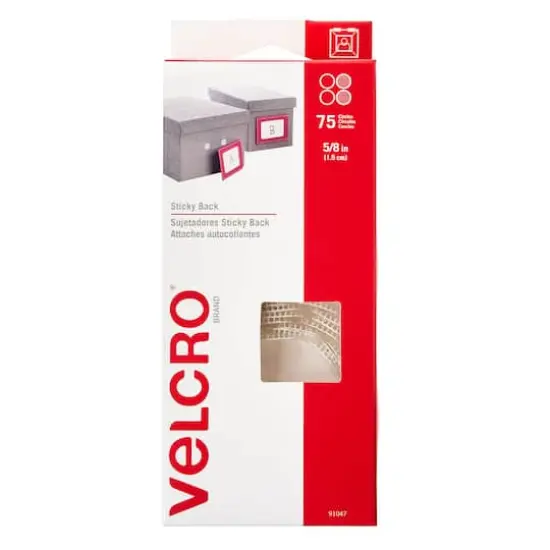 VELCRO&reg; Brand Sticky Back Coins, 75 Sets {1}
