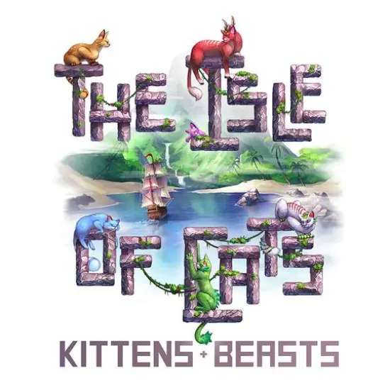 The Isle of Cats: Kittens + Beasts Expansion Board Game {6}