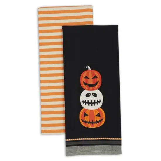 DII&reg; Jack O' Lantern Dishtowel Set {6}