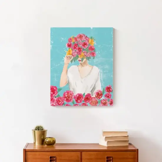 Glam Girl Canvas Wall Art {4}