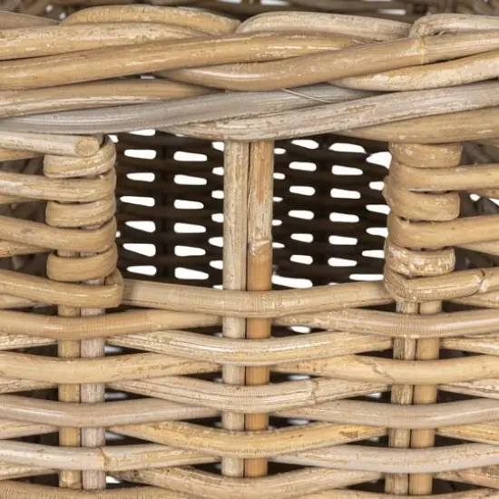 Hello Honey® Natural Rectangular Woven Rattan Nesting Basket Set {8}