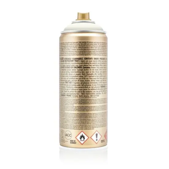 Montana&trade; Cans GOLD Shock Color Spray Paint, 400mL S9110 Shock White Cream {6}
