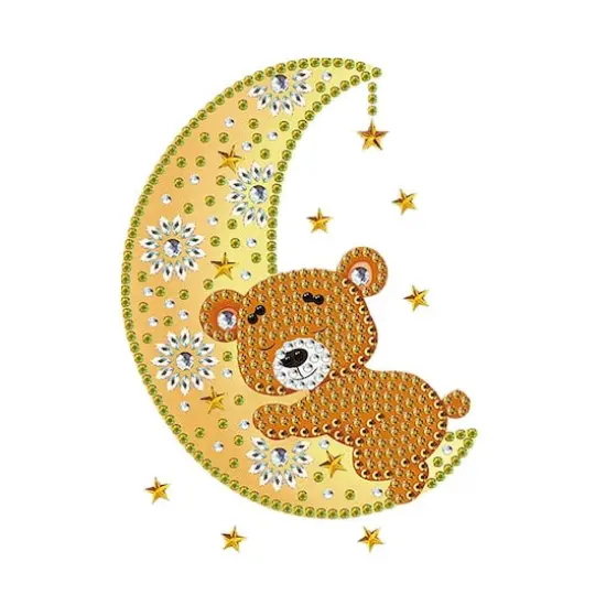 Sparkly Selections Teddy Bear Lamp Diamond Art Kit {3}