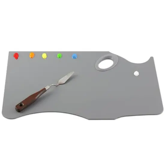 New Wave&reg; Easy View&reg; Gray Hand Held Acrylic Palette, 11" x 16" {6}
