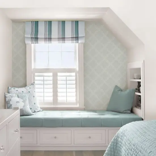 NuWallpaper Gray Quatrefoil Peel & Stick Wallpaper {5}