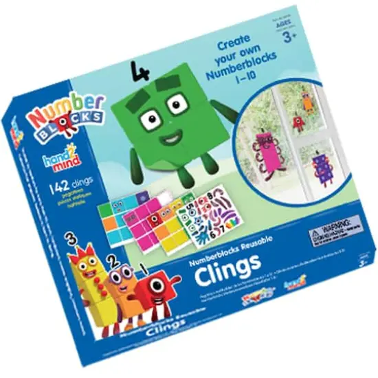hand2mind Numberblocks 1-10 Reusable Clings {1}