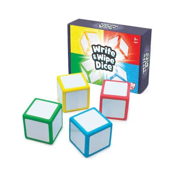 Junior Learning&reg; Write & Wipe Dice {1}