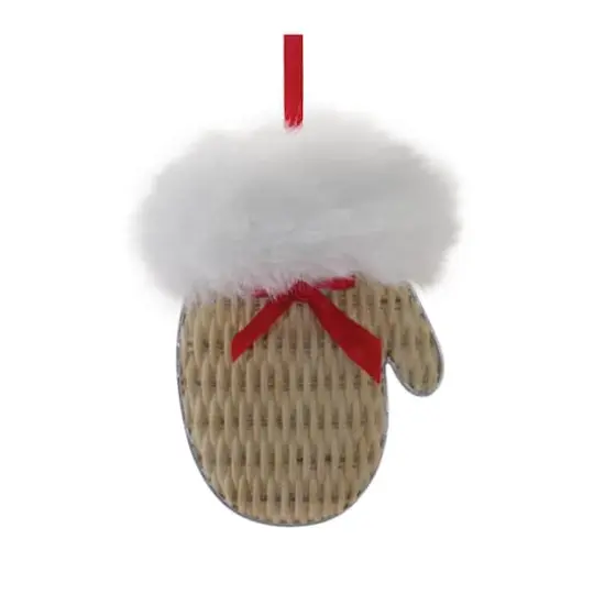 Cozy Mitten, Hat & Bell Ornament Set {4}