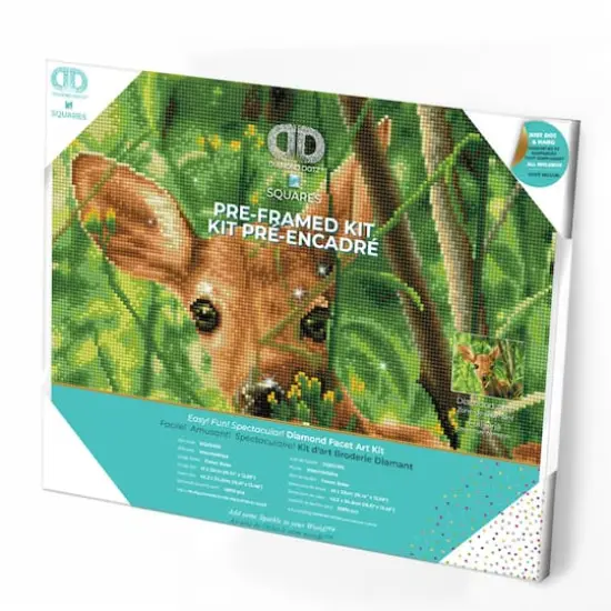 Diamond Dotz&reg; Intermediate Forest Babe Pre-Framed Diamond Painting Kit {4}