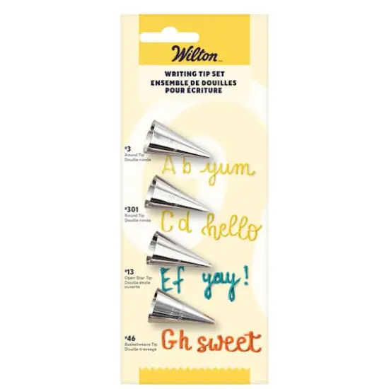 Wilton&reg; Writing 4 Piece Tip Set {1}