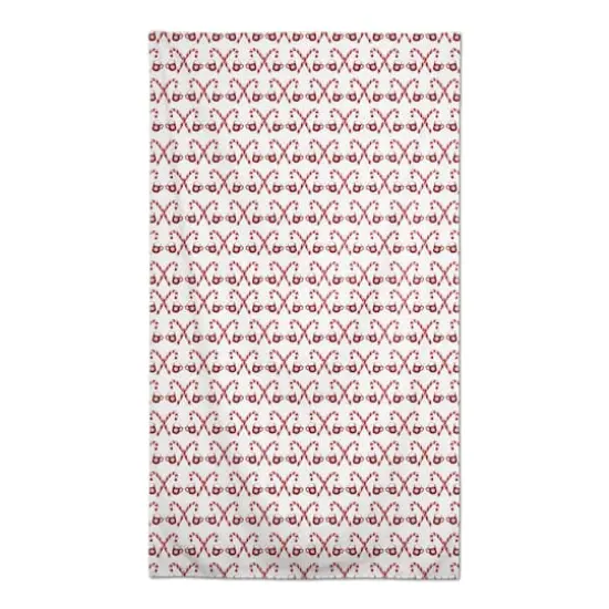 102'' Candy Cane Hot Chocolate Tablecloth {1}