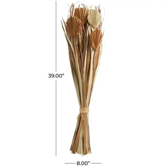 Beige & Tan Dried Grass & Fan Palm Bundle {6}