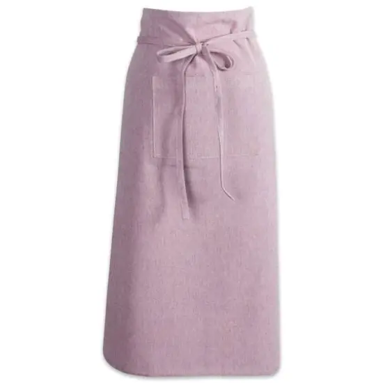 DII&reg; Solid Chambray Bistro Apron Barn Red {1}