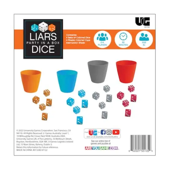 Liar's Dice Party in a Box {3}