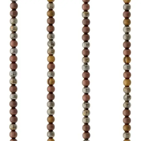 Multicolor Metal Plated Round Beads by Bead Landing&trade; {1}
