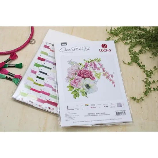 Luca-S Spring Bouquet Counted Cross Stitch Kit {5}