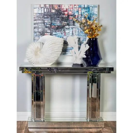 Silver Glam Wood Console Table, 32" x 48" {12}