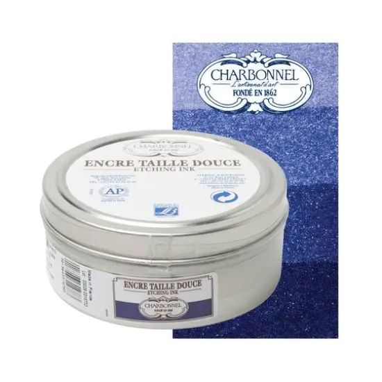 Charbonnel Etching Ink, 200mL Concentrated Blue {4}