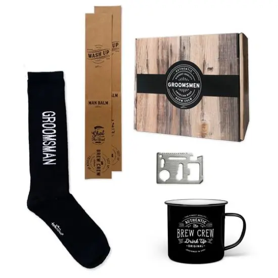 Kate Aspen&reg; Brew Crew Groomsman Gift Box Kit {9}