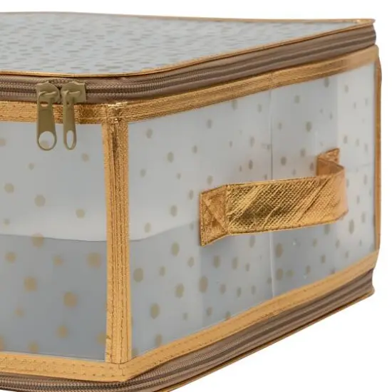 Simplify Gold Ornament Storage Organizer {9}