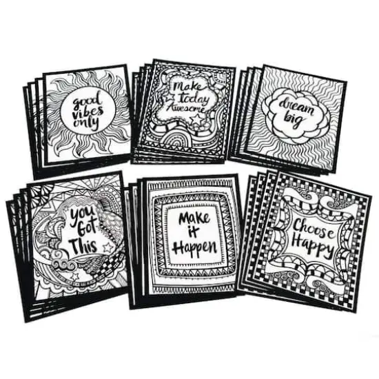 S&S&reg; Worldwide Think Positive Velvet Art Posters, 24ct. {1}