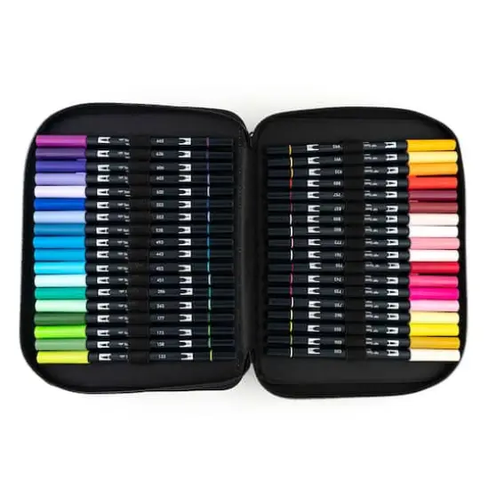 Tombow Dual Brush Pen & Marker Case Set {3}