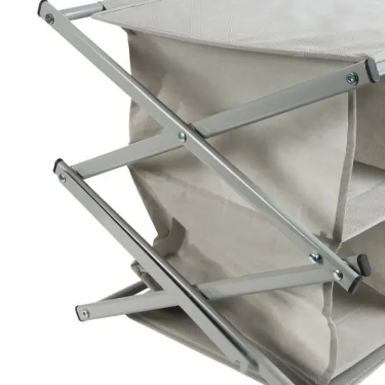 Simplify Gray 9-Grid Collapsible Shoe Rack {6}