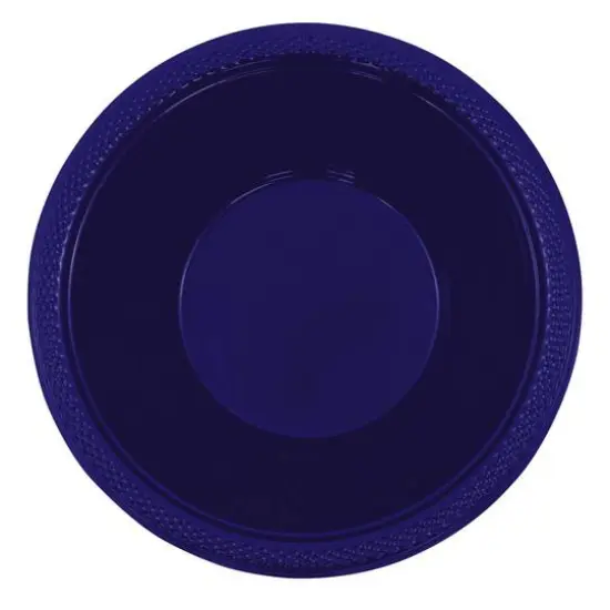 JAM Paper 7" Plastic Bowls, 20ct. Navy Blue {3}
