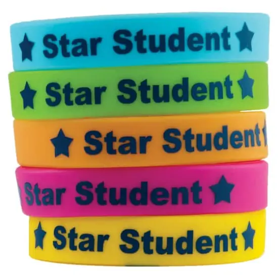 Teacher Created Resources Star Student Wristbands, 6 Packs of 10 {1}