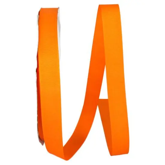 JAM Paper 7/8" x 100yd. Grosgrain Ribbon Orange {2}