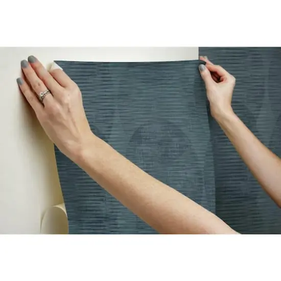 RoomMates Sahara Peel & Stick Wallpaper Indigo {11}