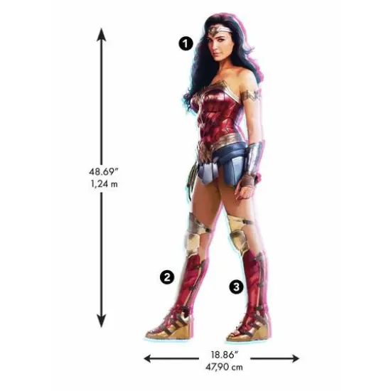 RoomMates Wonder Woman Peel & Stick Giant Wall Decals {5}