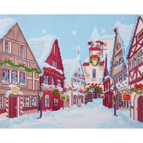 Diamond Art&reg; Snowy Village Advanced Kit {1}
