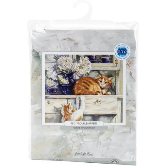 RTO Red Troublemakers Cross Stitch Kit {3}