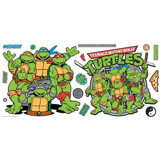 RoomMates Teenage Mutant Ninja Turtles Peel & Stick Giant Wall Decals {1}