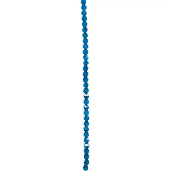 Preciosa Glass Crystal Round Beads, 4mm by Bead Landing&trade; Capri Blue AB {4}