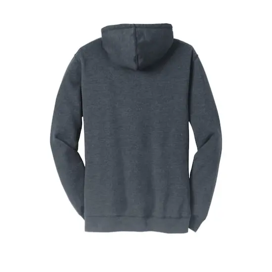 District Lightweight Fleece Hoodie Heathered Navy {5}