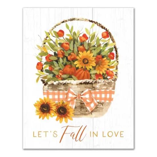 Let's Fall In Love Canvas Wall Art {1}