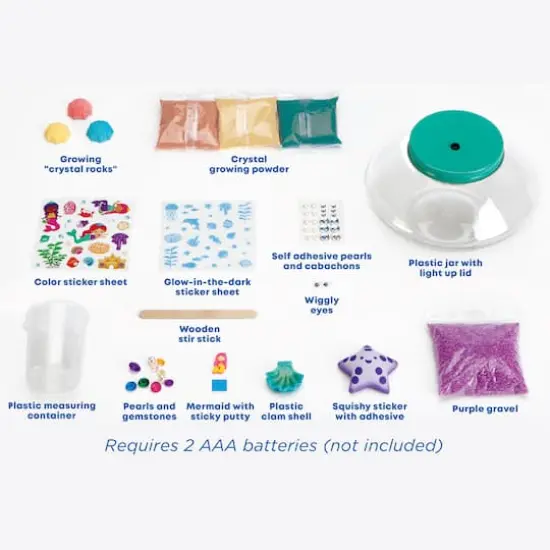 Creativity for Kids&reg; Crystal Mermaid Terrarium Kit {3}