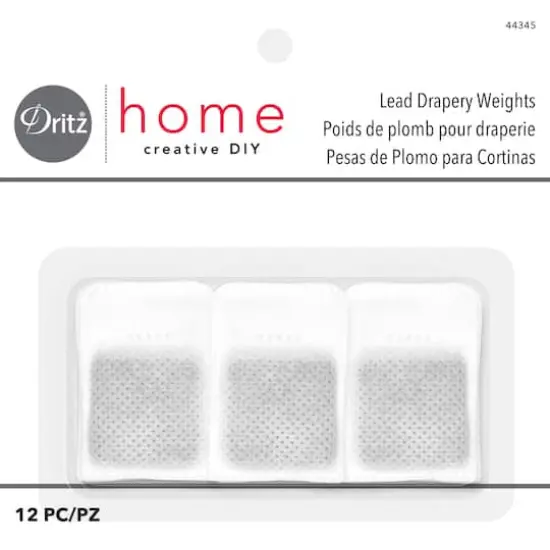 Dritz&reg; Home Covered Lead Drapery Weights, 12ct. {1}