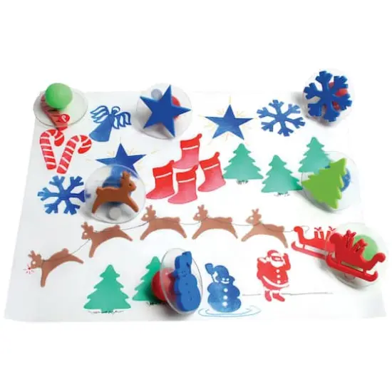 Ready 2 Learn&reg; Christmas Shapes Giant Stampers Set {3}