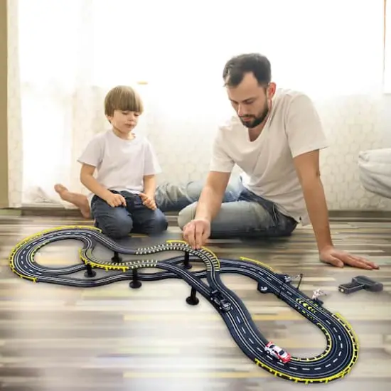 Golden Bright Furious Challenger Electric Powered Road Racing Set {4}