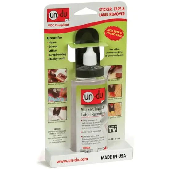 Un-Du&reg; Adhesive Remover, 4oz. {3}