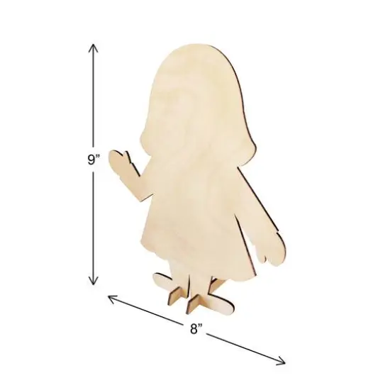 Leisure Arts&reg; Wooden Gnome Girl Basics Kit {8}