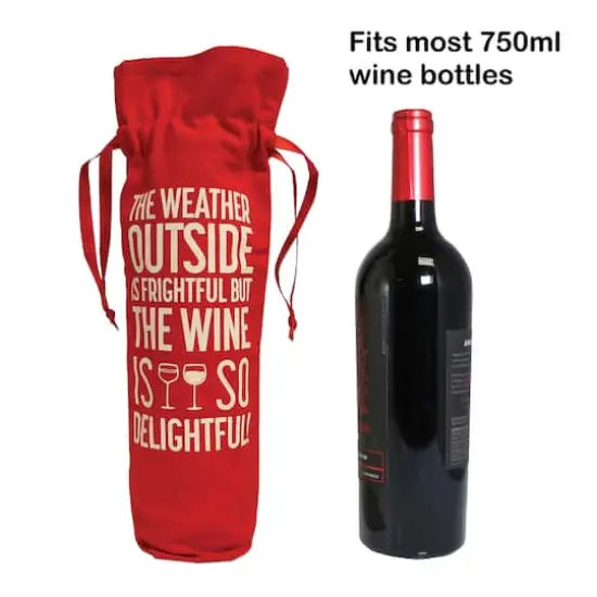 Personality Case&trade; Red Delightful Wine Bag {6}