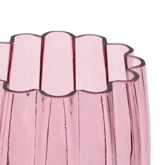 8" Pink Glass Tabletop Vase by Ashland&reg; {5}