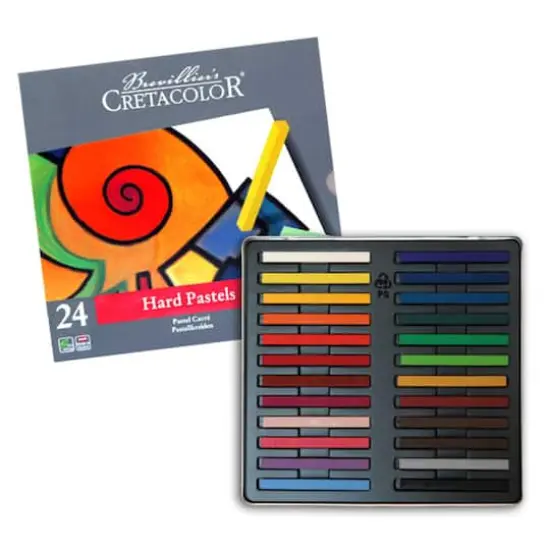 Cretacolor&reg; Pastel Carr&eacute; 24 Piece Hard Pastel Tin Set {4}