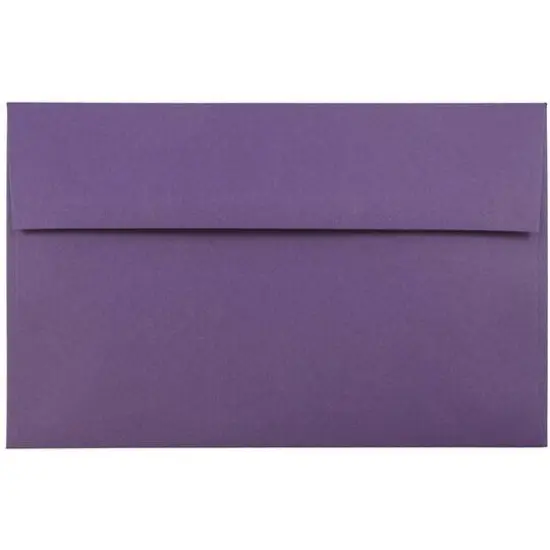 JAM Paper 6" x 9" Dark Purple Premium Invitation Envelopes {1}